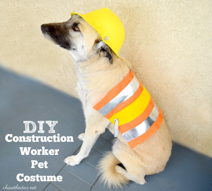 Diy construction worker costume