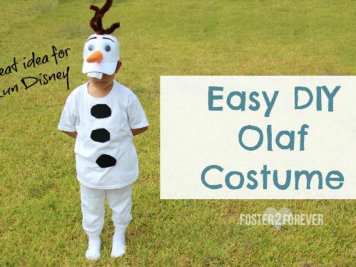 Olaf frozen costume diy