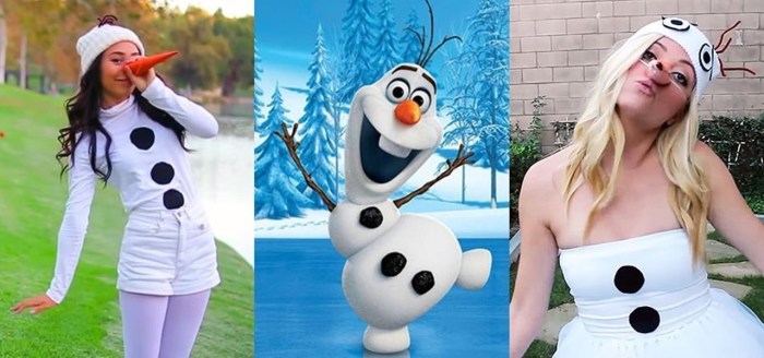 Olaf frozen costume diy