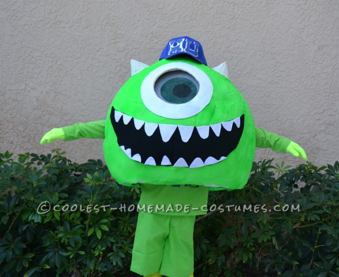 Diy mike wazowski costume